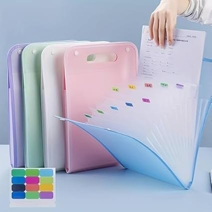 13 Layer A4 Paper File Folder – Multi-Layer Expanding Document Organizer — Dallas Home