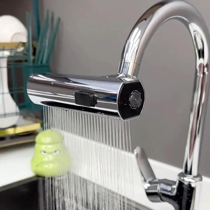 360° Swivelling Waterfall Kitchen Faucet — Dallas Home