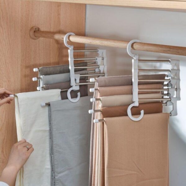 5 IN 1 Stainless Steel Wardrobe Magic Hanger — Dallas Home