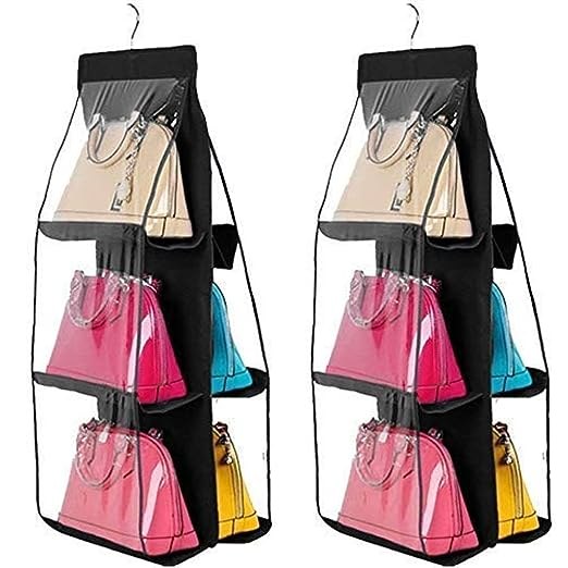 6 Pocket Foldable Hanging Purse Handbag Organizer — Dallas Home