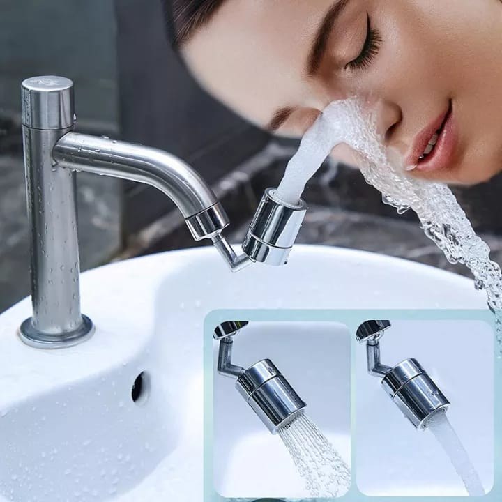 720 Degree Large Angle Swivel Filter Faucet Splash — Dallas Home