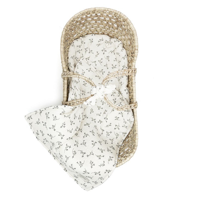 Babyshower – Dolly Basket Bedding – Olive Bloom — Dallas Home