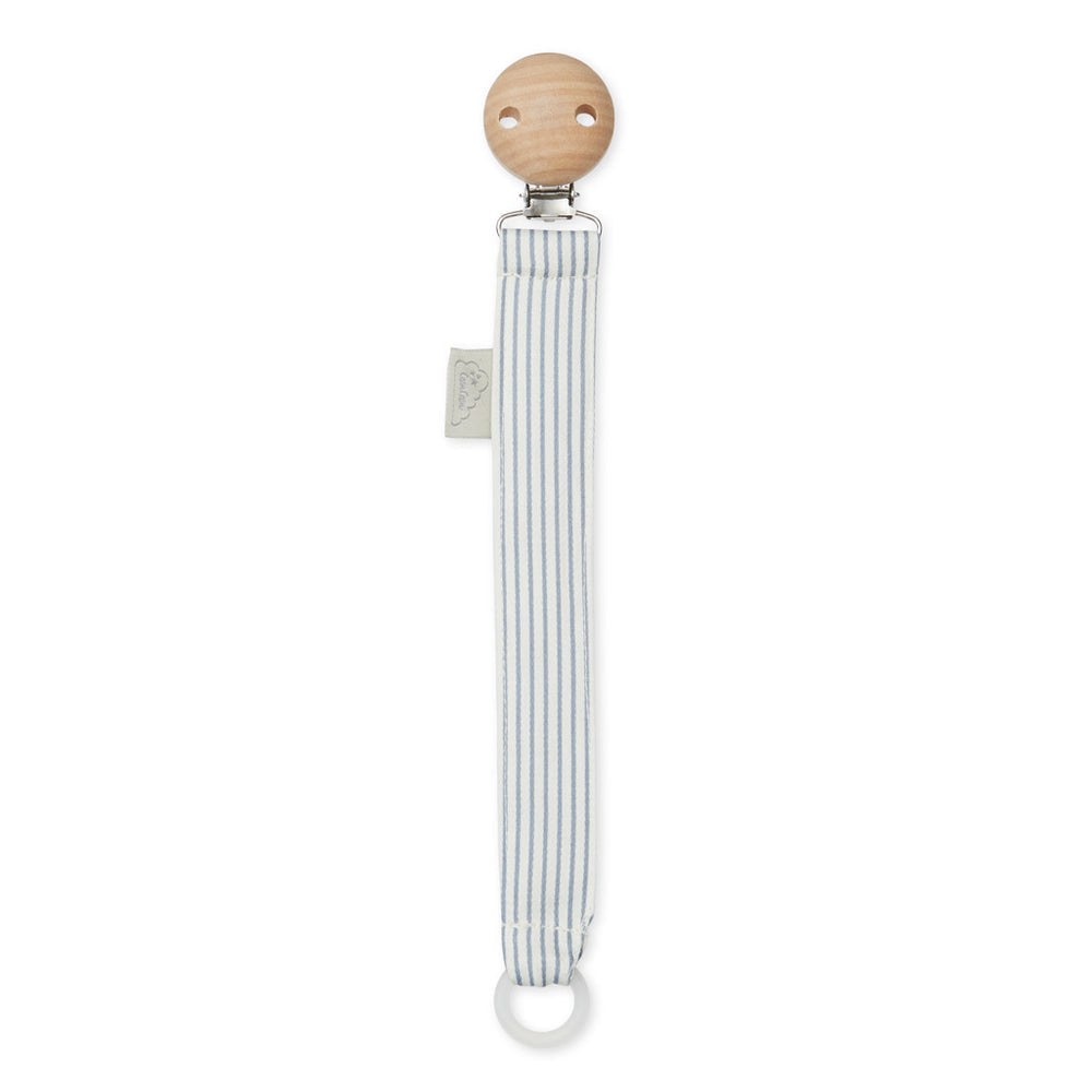 Cam Cam Copenhagen – Pacifier Holder – GOTS Classic Stripes Blue — Dallas Home
