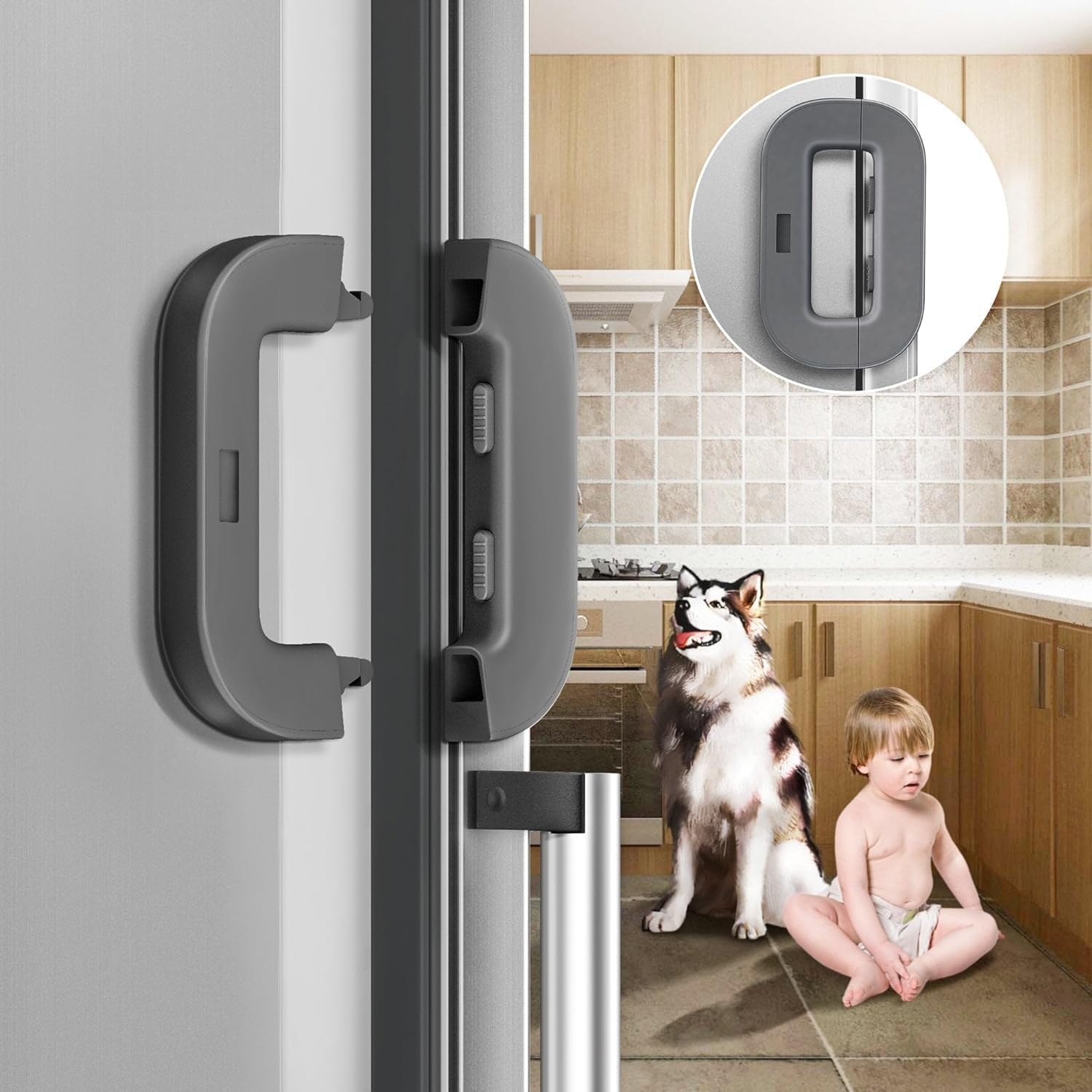 Child Safety Refrigerator Door Locks — Dallas Home