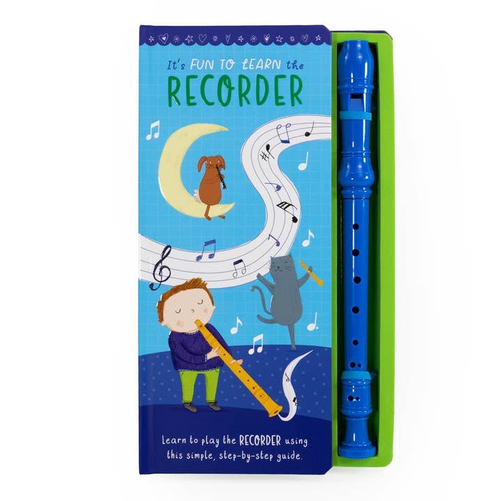It's Fun To Learn the Recorder - Book & Recorder Set (Blue) — Dallas Home