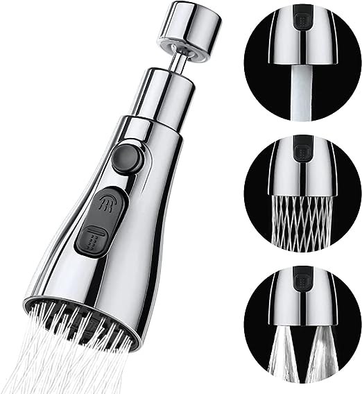 Kitchen Sink Faucet Shower 3 Mode Water Faucet — Dallas Home